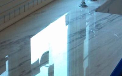 Case Study: Pitted White Quartzite Countertop Restoration in New York