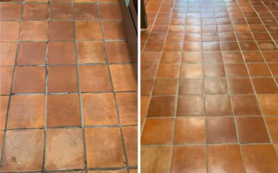 Case Study: Saltillo Tile Restoration Cleaning and Sealing Darien, CT