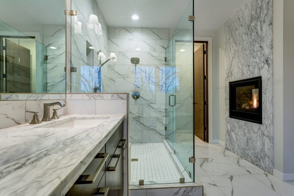 marble tile bathroom floor vanity clean seal NY NJ CT