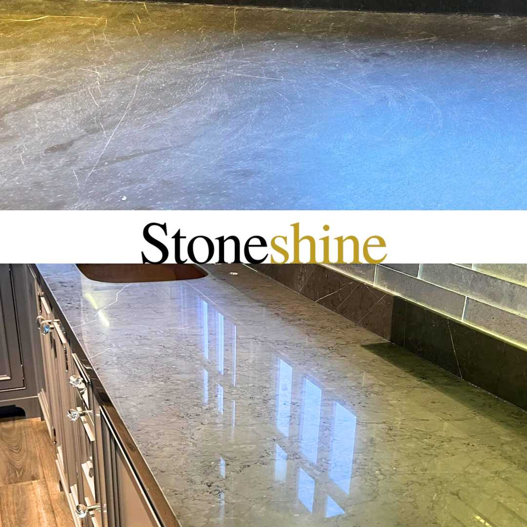 Hamptons NY Marble Polishing Before & After